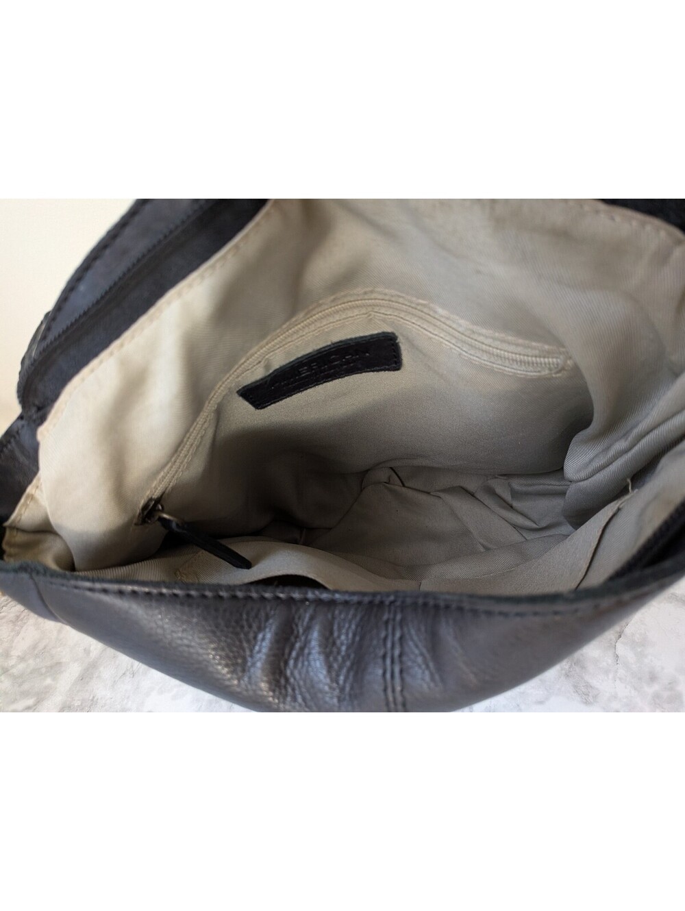American Leather Co. Leather Backpack Black - Picture 6 of 9